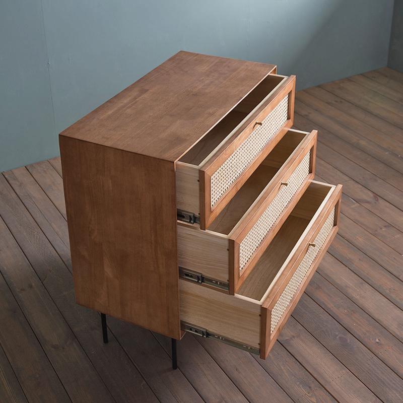 Xavier Sideboard, Side Cabinet, Rattan