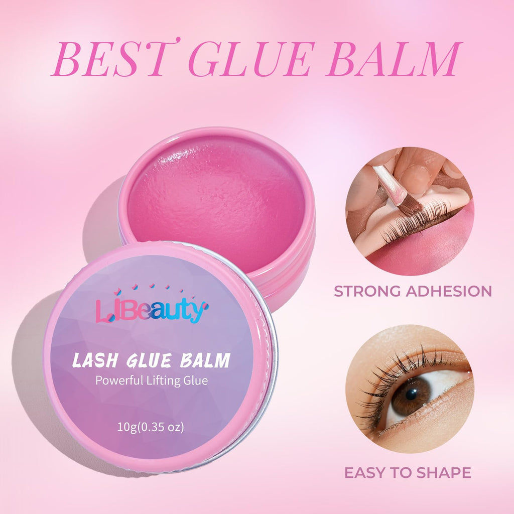 Libeauty Lash Lift Kit with Upgraded Glue Balm — Salon-Quality Lash & Brow Kit