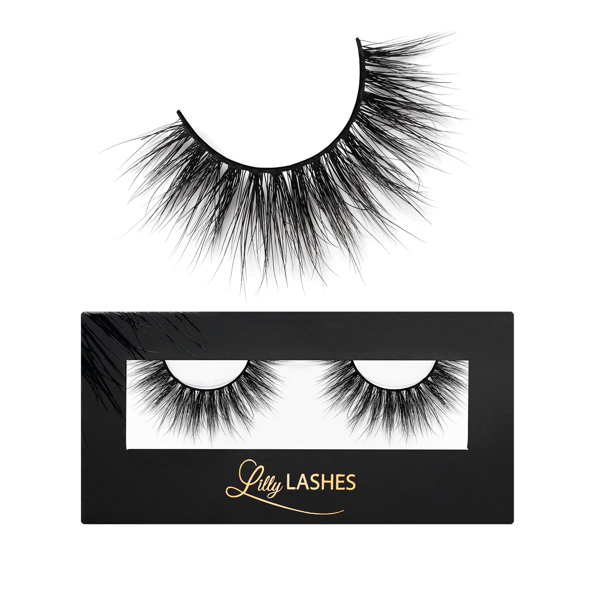 Lilly Lashes 3D Mink Venice – Handmade, Reusable False Eyelashes (Non-Magnetic)