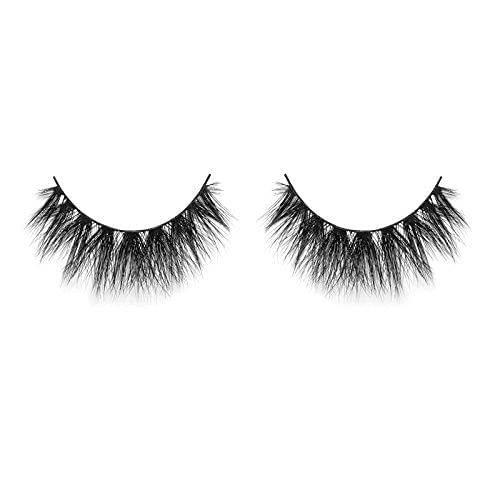 Lilly Lashes Mykonos 3D Mink Lashes – The Original Lilly Lash for Wispy, Natural Look (Reusable Up to 25x)