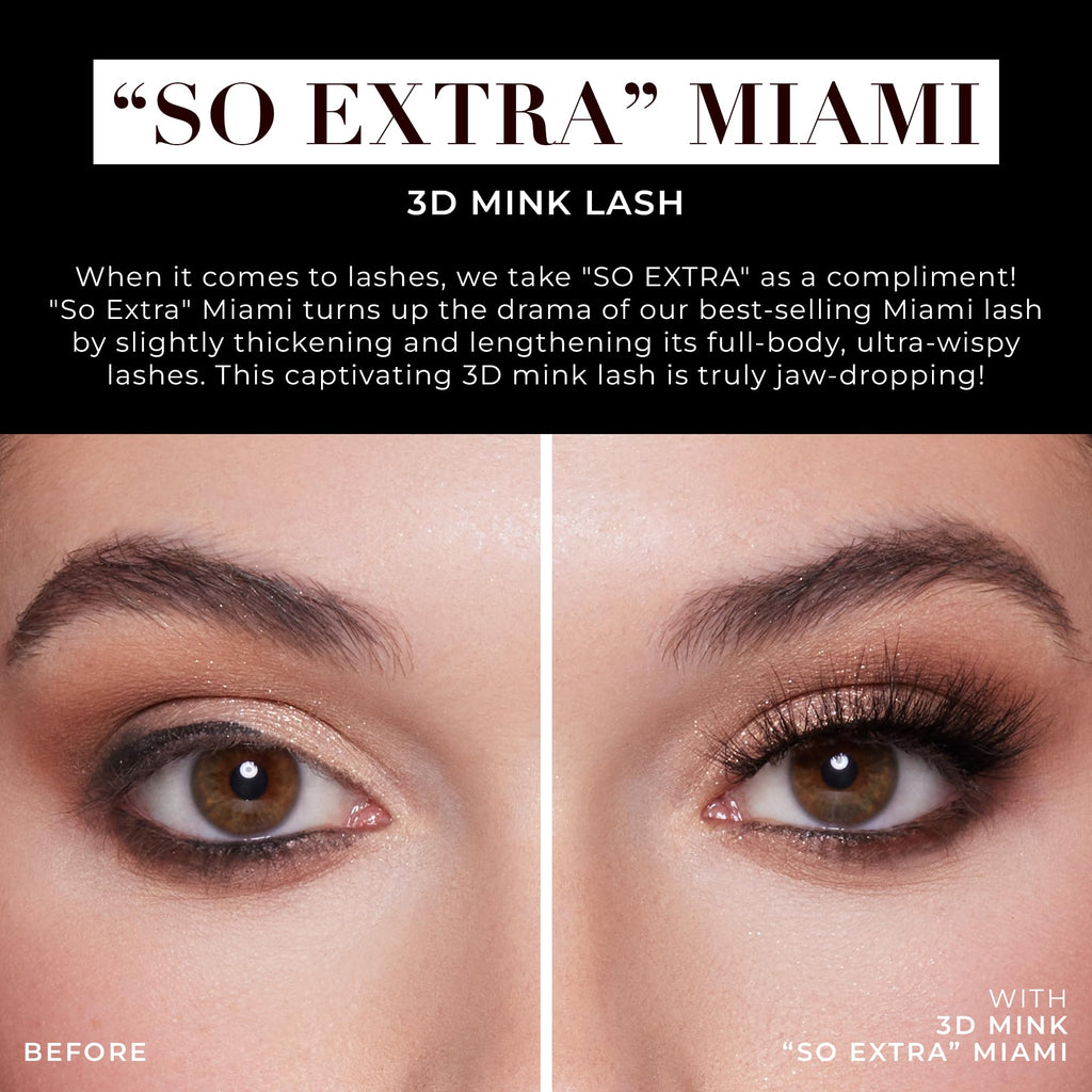 Lilly Lashes So Extra Miami 3D Mink Lashes – Original Lilly Lash