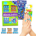 Stitch Nail Art Stickers Set — 36 Lilo & Stitch Press-On Nails Bundle