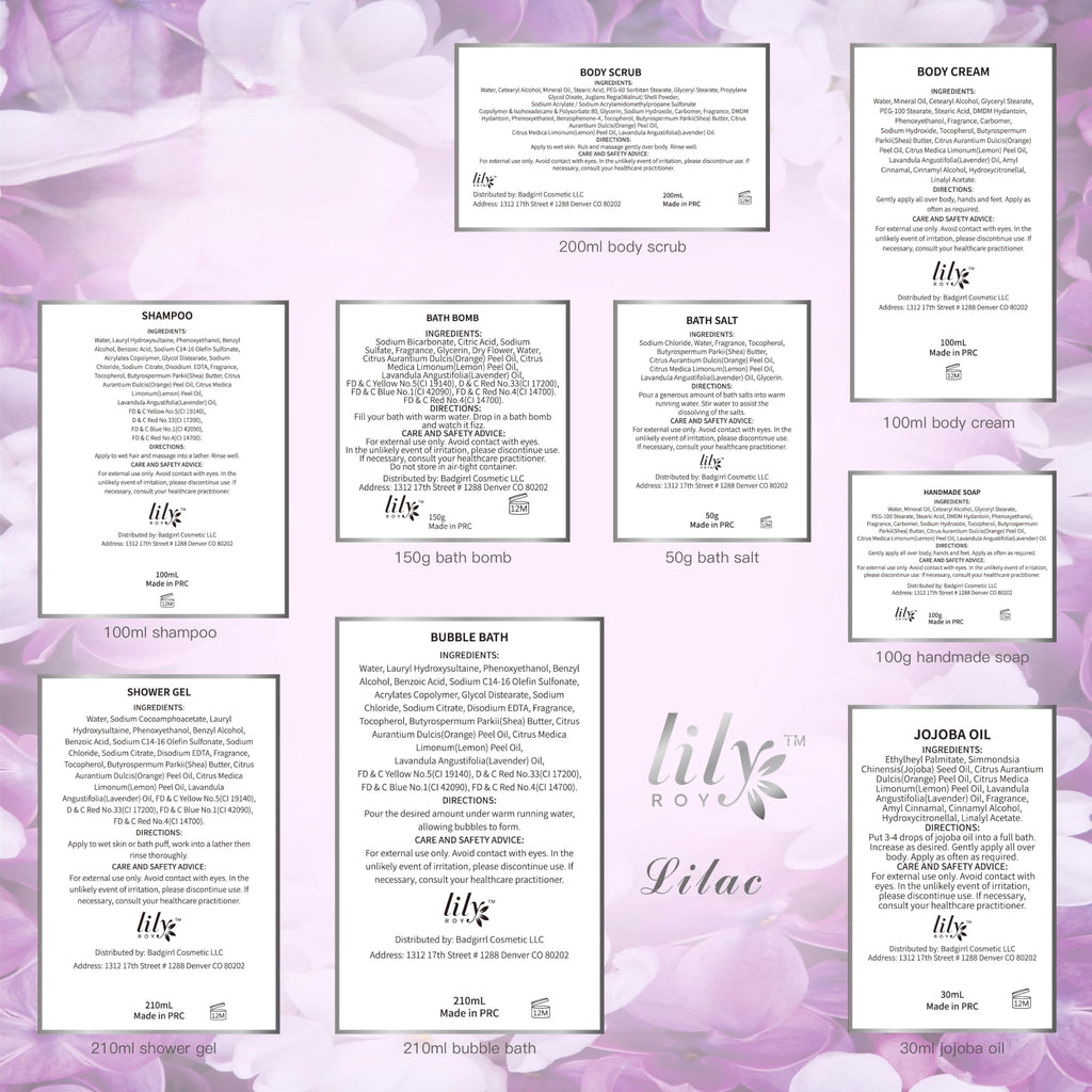 LILY ROY Valentines Day Gifts for Women – 17-Piece Luxury Bath & Body Spa Gift Set