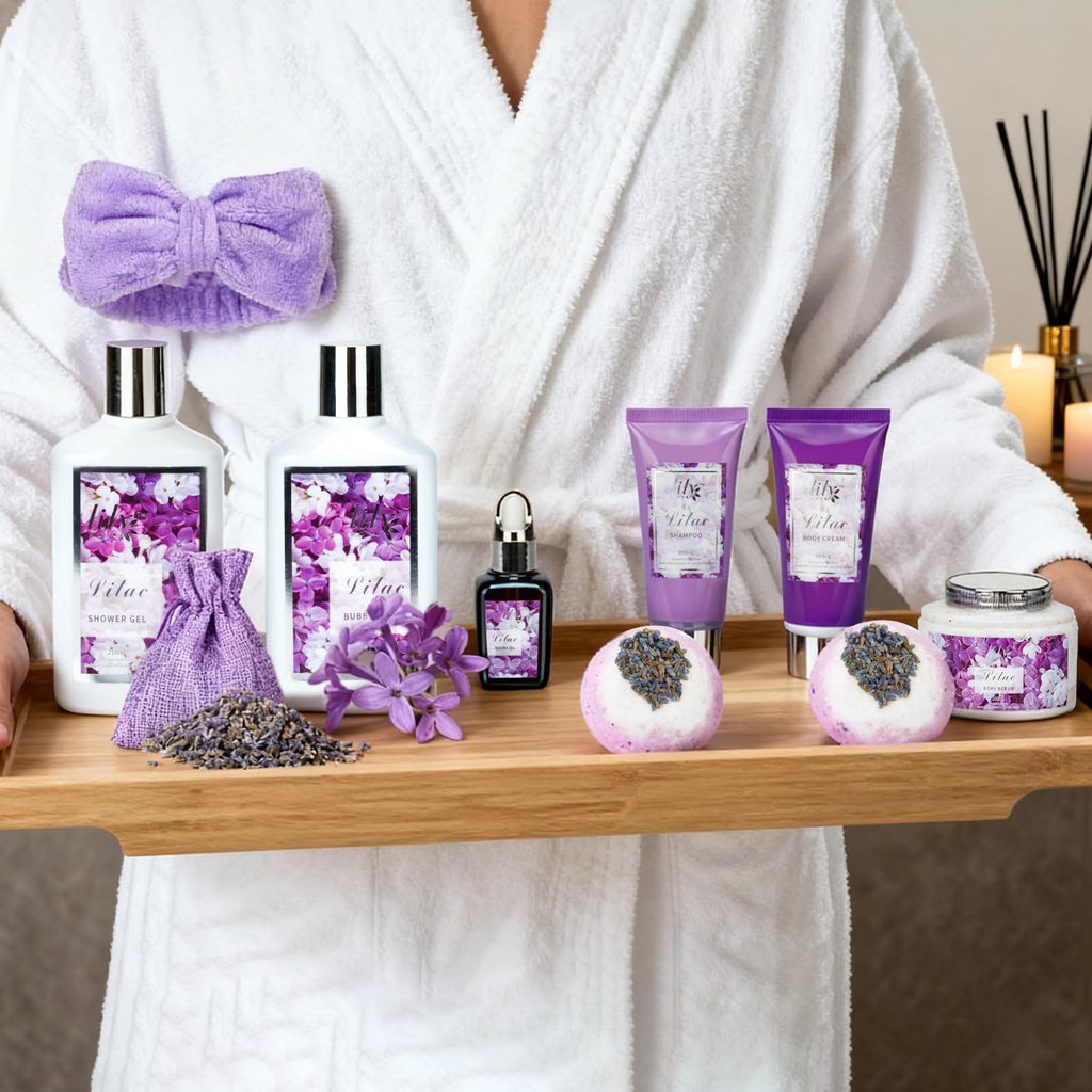 LILY ROY Valentines Day Gifts for Women – 17-Piece Luxury Bath & Body Spa Gift Set