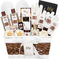 LILY ROY Valentines Day Gifts: 18-Piece Bath & Body Gift Basket for Women