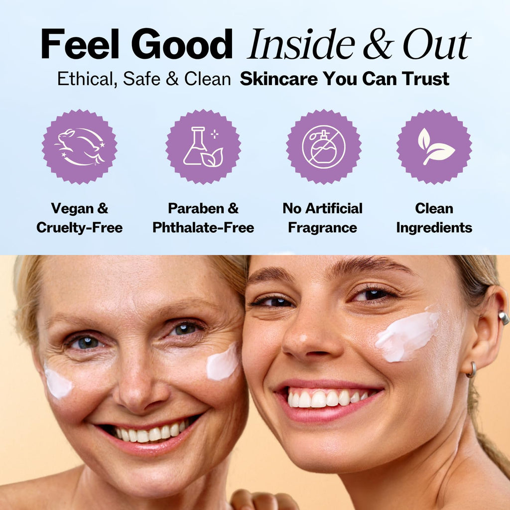 LilyAna Naturals Eye Cream for Dark Circles & Puffiness — Hydrating Anti-Aging, 1.7 oz, Made in USA