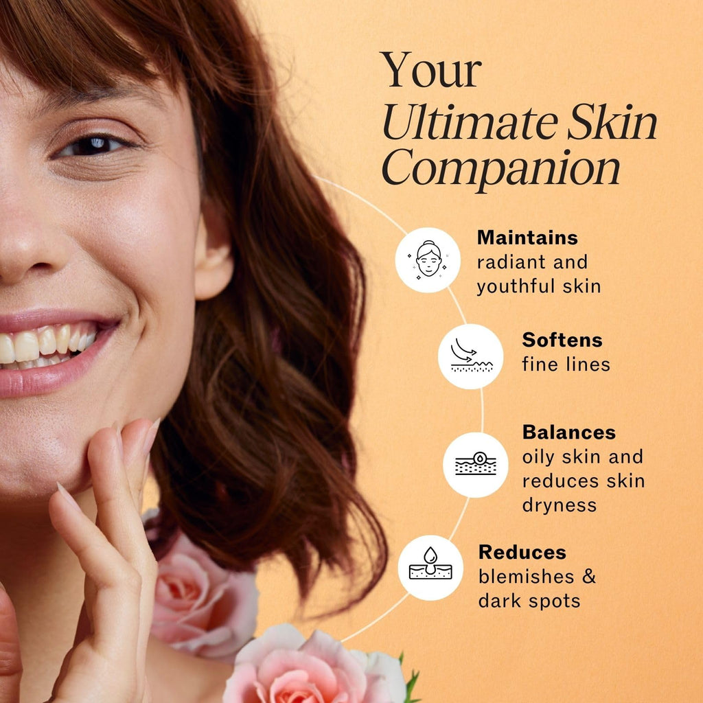 LilyAna Naturals Face & Neck Moisturizer – Rose & Pomegranate Extracts (1.7oz)