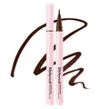 lilybyred AM9 to PM9 Survival Penliner – Korean Waterproof Liquid Eyeliner, 0.1mm Ultra-Fine Brush, Matte Brown 02