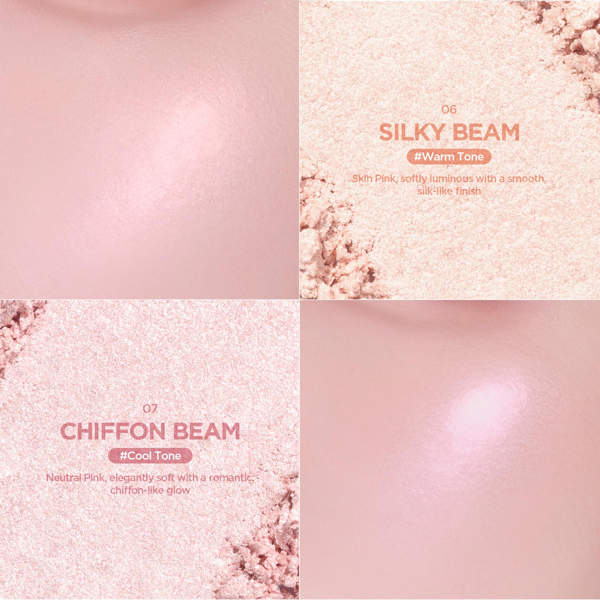 lilybyred Luv Beam Glow Veil — Korean Heart-Shaped Highlighter, Buildable Silky Glow, Long-Lasting Radiance (0.11 oz, 01 Dreamy Beam)