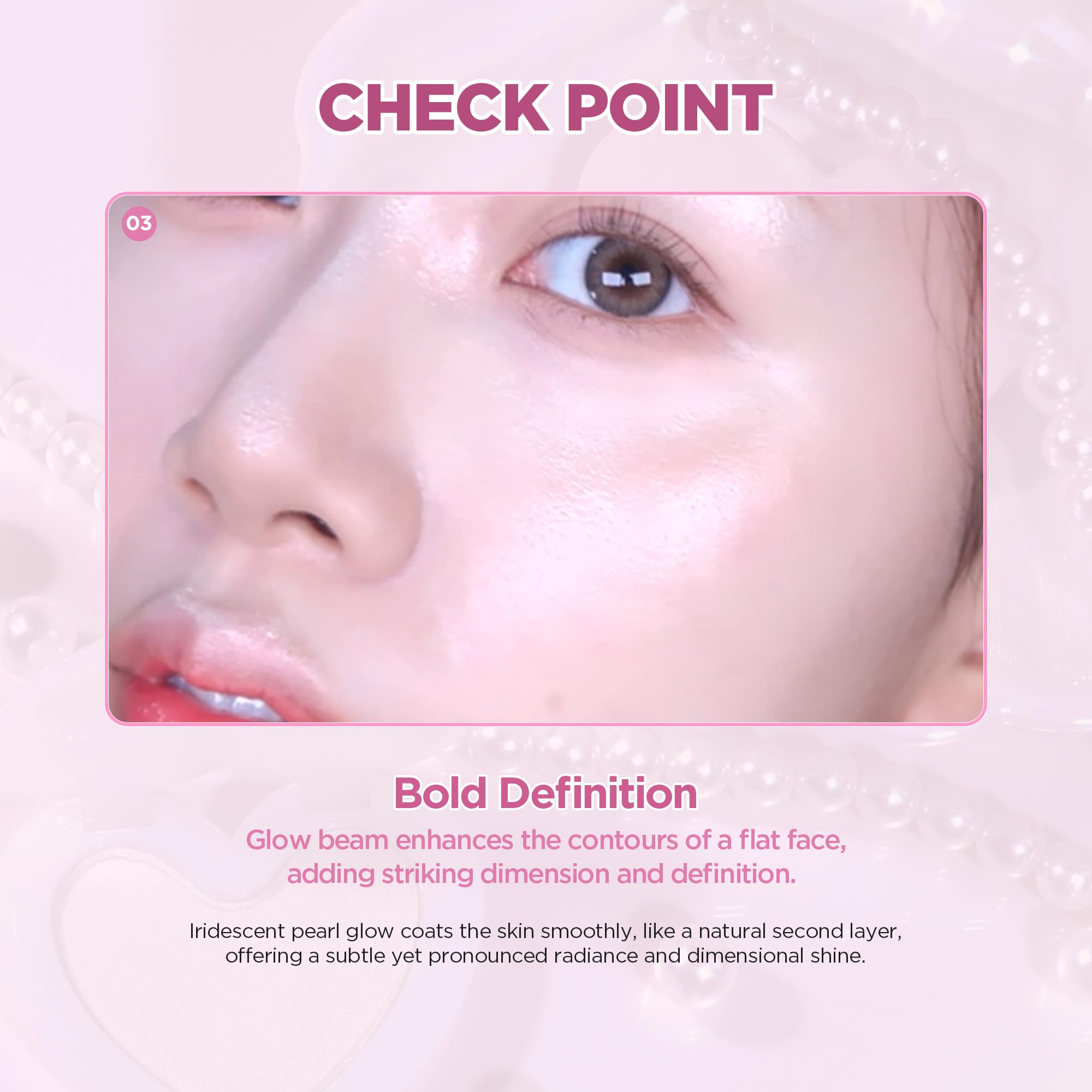 lilybyred Luv Beam Glow Veil — Korean Heart-Shaped Highlighter, Buildable Silky Glow, Long-Lasting Radiance (0.11 oz, 01 Dreamy Beam)