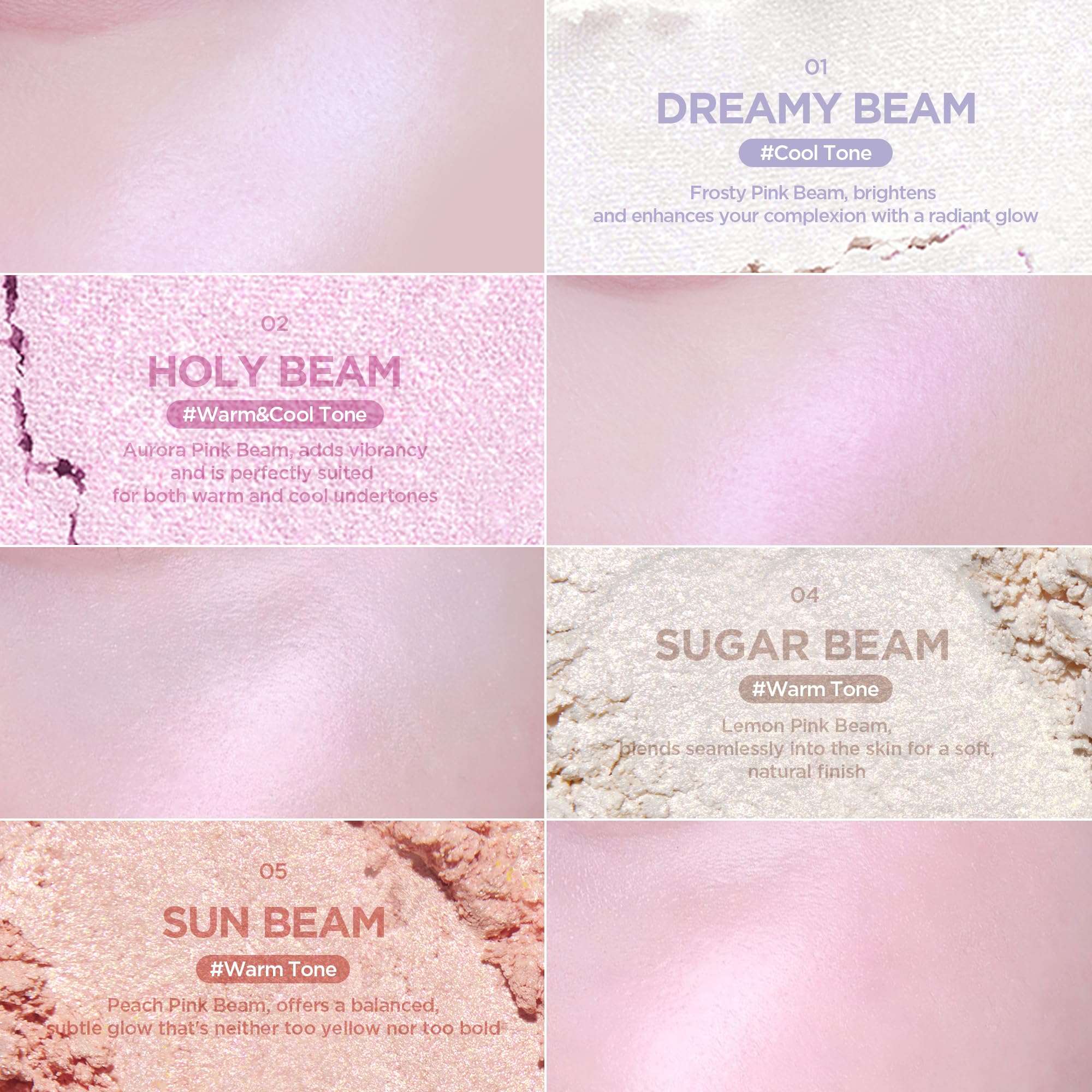 lilybyred Luv Beam Glow Veil — Korean Heart-Shaped Highlighter, Buildable Silky Glow, Long-Lasting Radiance (0.11 oz, 01 Dreamy Beam)