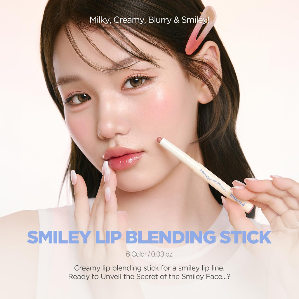 lilybyred Smiley Lip Blending Stick | 3-in-1 Lip Pencil with Precise Contour & Matte Finish