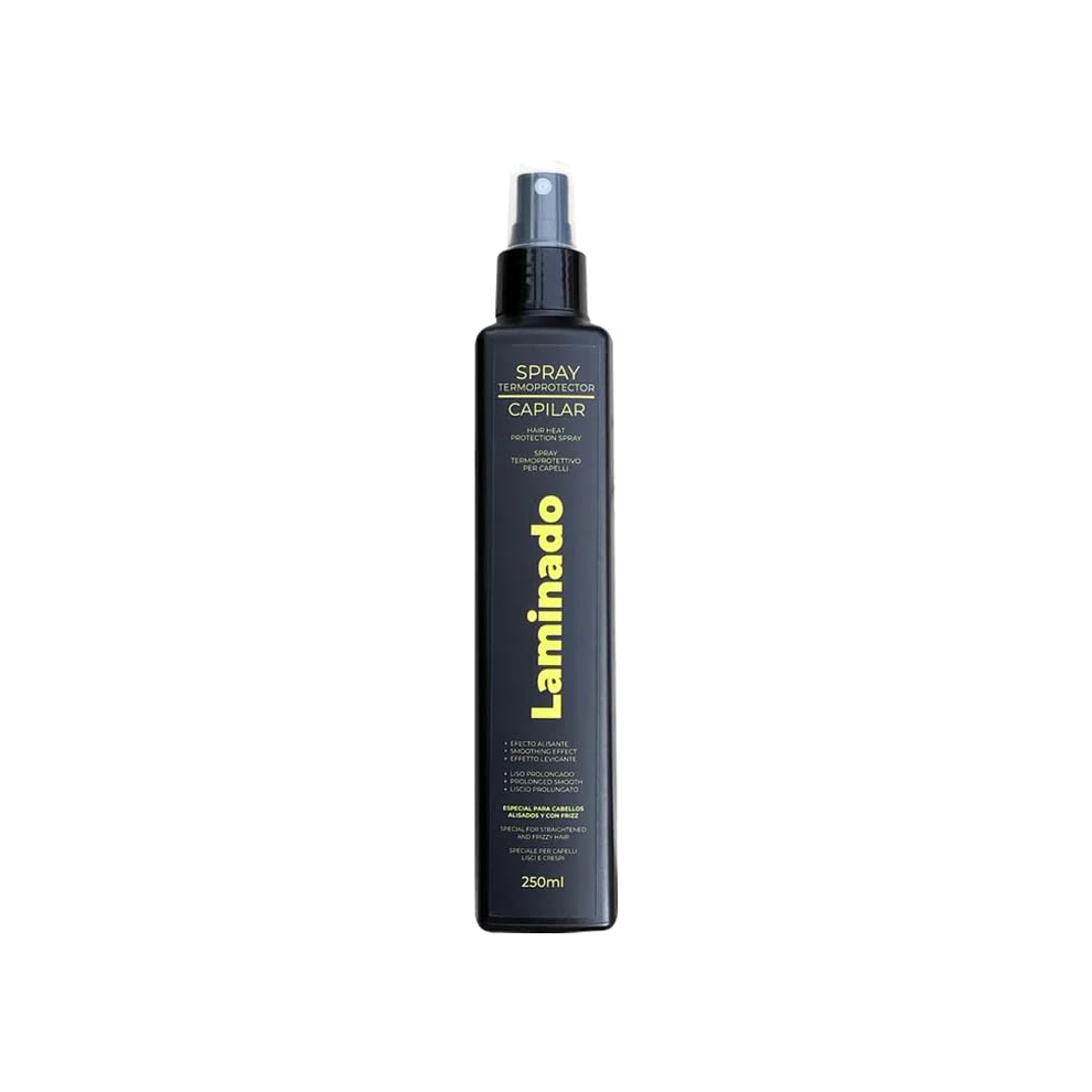 Lina Zapata Lz Heat Protectant Spray for Hair – Anti-Frizz, Phytokeratin, No-Rinse, All Hair Types (8.45 fl oz)