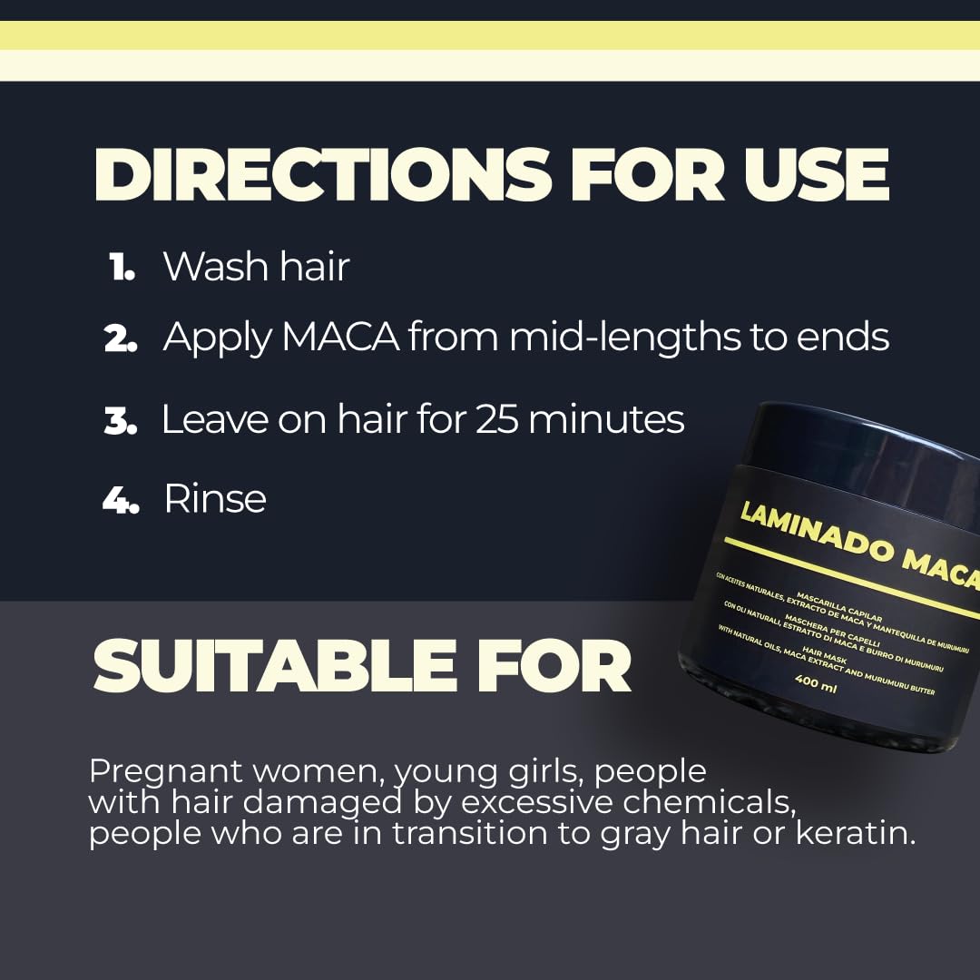 Lina Zapata LZ Maca Hair Treatment Cream – Deep Conditioning & Regeneration