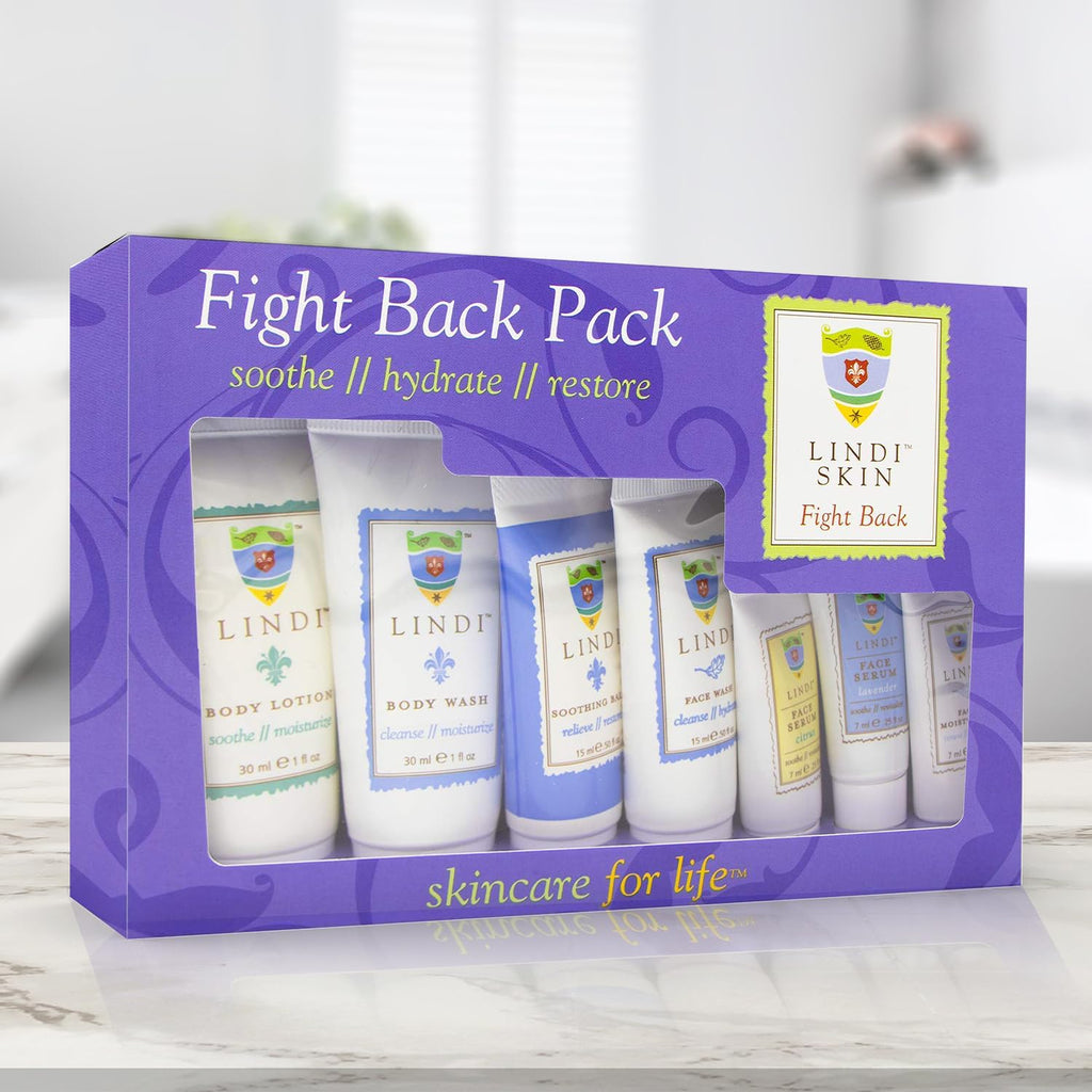 Lindi Skin Fight Back Pack – Starter Kit for Sensitive Skin & Cancer Care Support