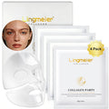 Lingmeier Hydrating Overnight Collagen Mask – 4 Sheets for Deep Moisture, Elasticity & Pore Refinement