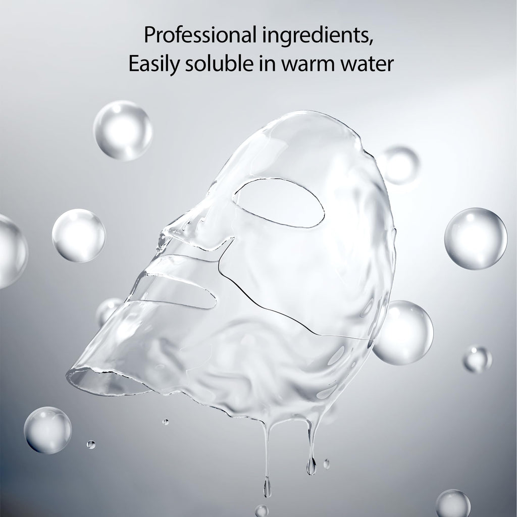 Lingmeier Hydrating Overnight Collagen Mask – 4 Sheets for Deep Moisture, Elasticity & Pore Refinement