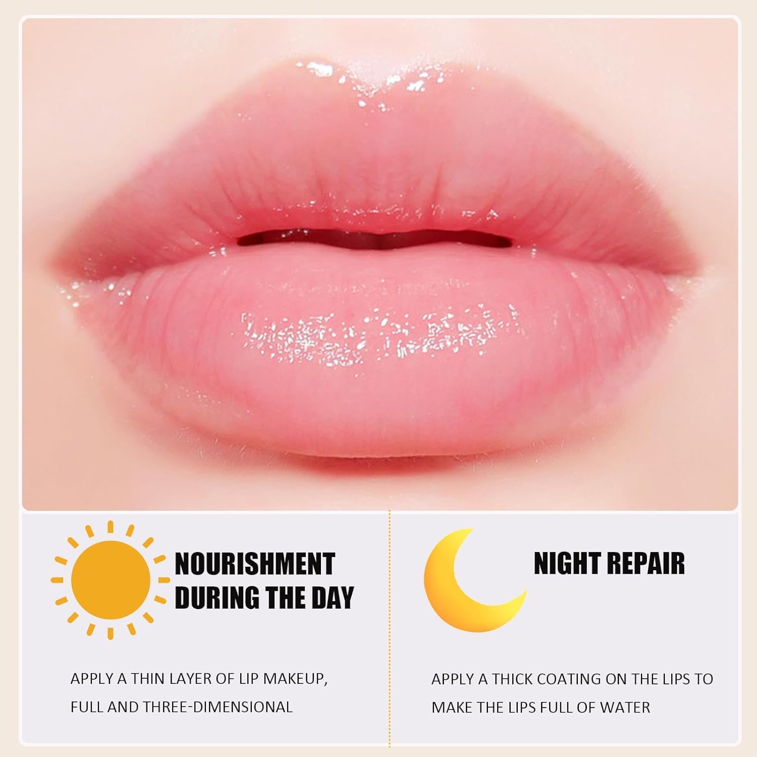Lingyun 6Pcs Bee Lip Balm Honey Pot – Lip Sleeping Mask with Propolis & Vitamin E | Gifts