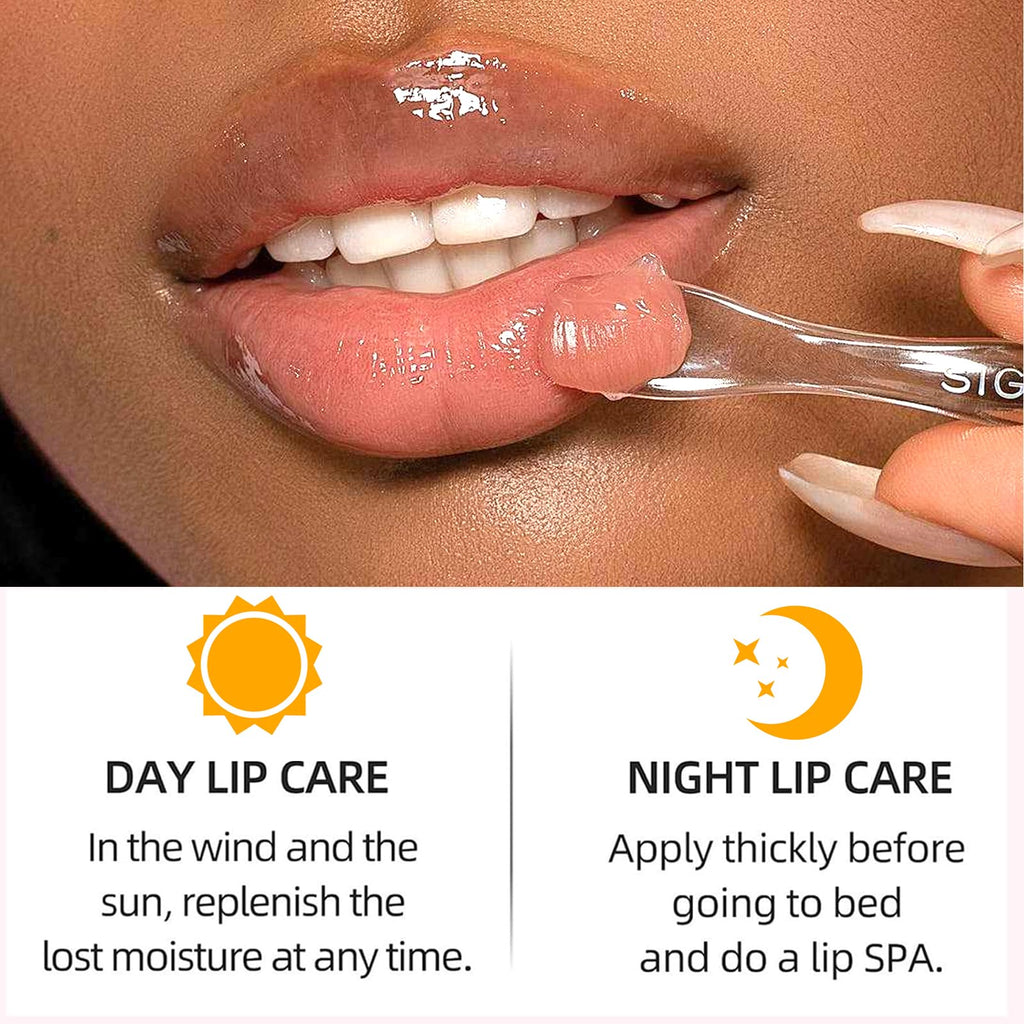 Lingyun 9PCS Bee Lip Balm Honey Pot – Hydrating Overnight Lip Mask
