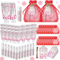 Linyuthia 36-Pack Candy Cane Hand Cream & Lip Balm Gifts Set – Xmas Party Favors