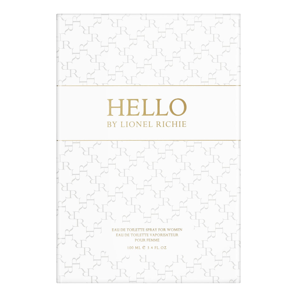 Lionel Richie Hello for Women - Floral Chypre EDT, Pear & Jasmine, 3.4 oz