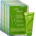 Lipo Applicator Body Wrap with Guarana, Green Tea & Seaweed | 6 Wraps + Gel