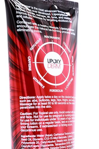 Lipoxyderm Advanced Firming & Defining Lotion – Fragrance Free, Non-Greasy, 8 oz