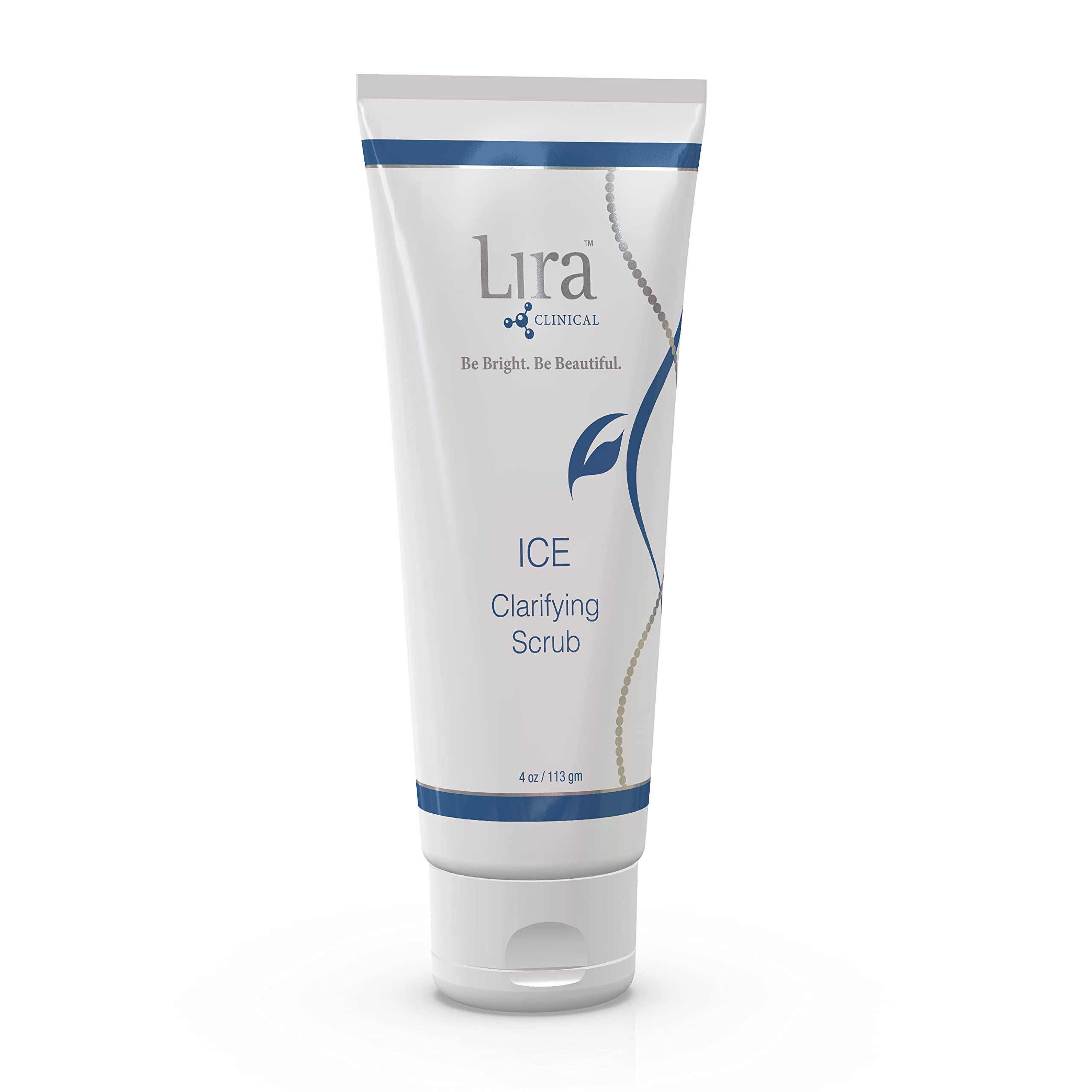 Lira Clinical ICE Clarifying Face Scrub — Soothing Exfoliator with Echinacea Stem Cells | 4 oz