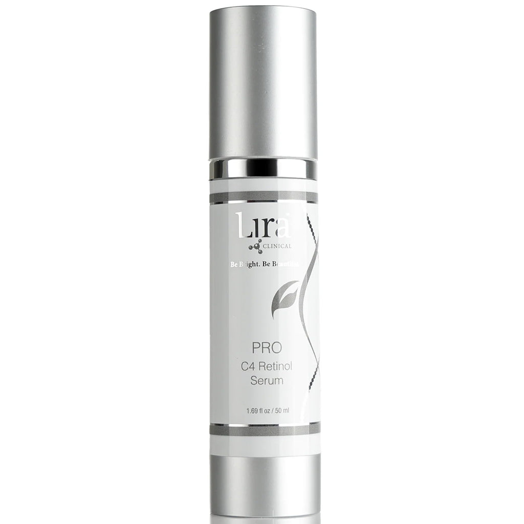 Lira Clinical Pro C4 Retinol Serum – Vitamin C + Plant Stem Cells for Brightening & Acne-Prone Skin