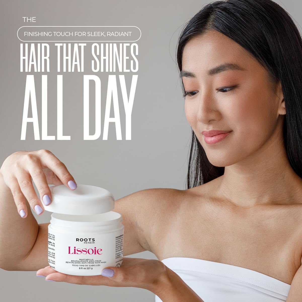 Lissoie Revitalizing Anti-Frizz Hair Mask – 8 oz | Color-Treated Hair