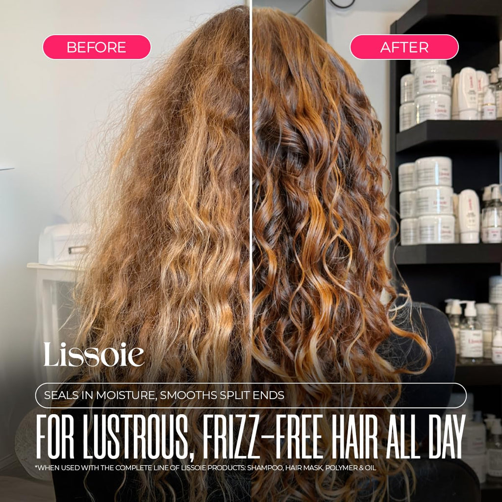 Lissoie Revitalizing Anti-Frizz Hair Mask – 8 oz | Color-Treated Hair