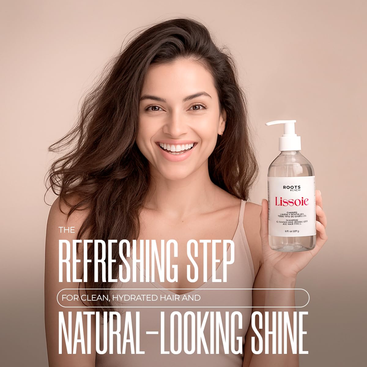 Lissoie Revitalizing Shampoo – Aloe Vera & Glycerin, Peppermint Freshness – Paraben-Free, USA Made