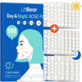 LitBear Acne Pimple Patches – Day & Night, 4 Sizes, 588 Dots