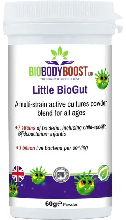 Little BioGut Vegan Kids Probiotics | Digestive Support UK