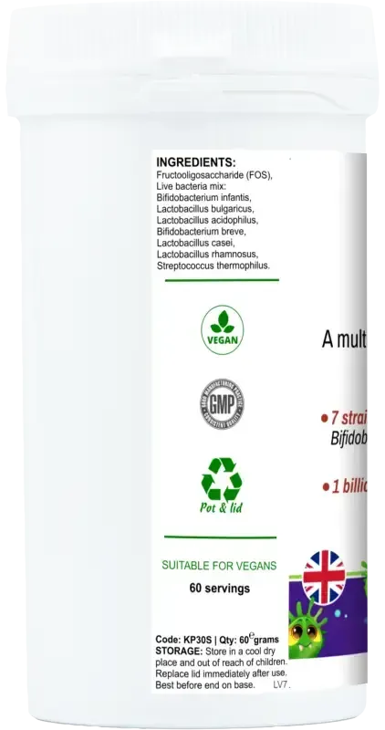 Little BioGut Vegan Kids Probiotics | Digestive Support UK