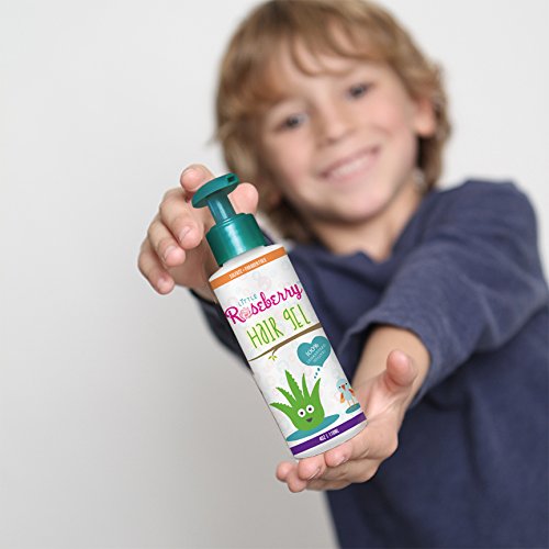 Little Roseberry 2 Pack Hair Gel for Kids – Light Hold, Chemical Free, Aloe Vera & Vitamins, Made in USA