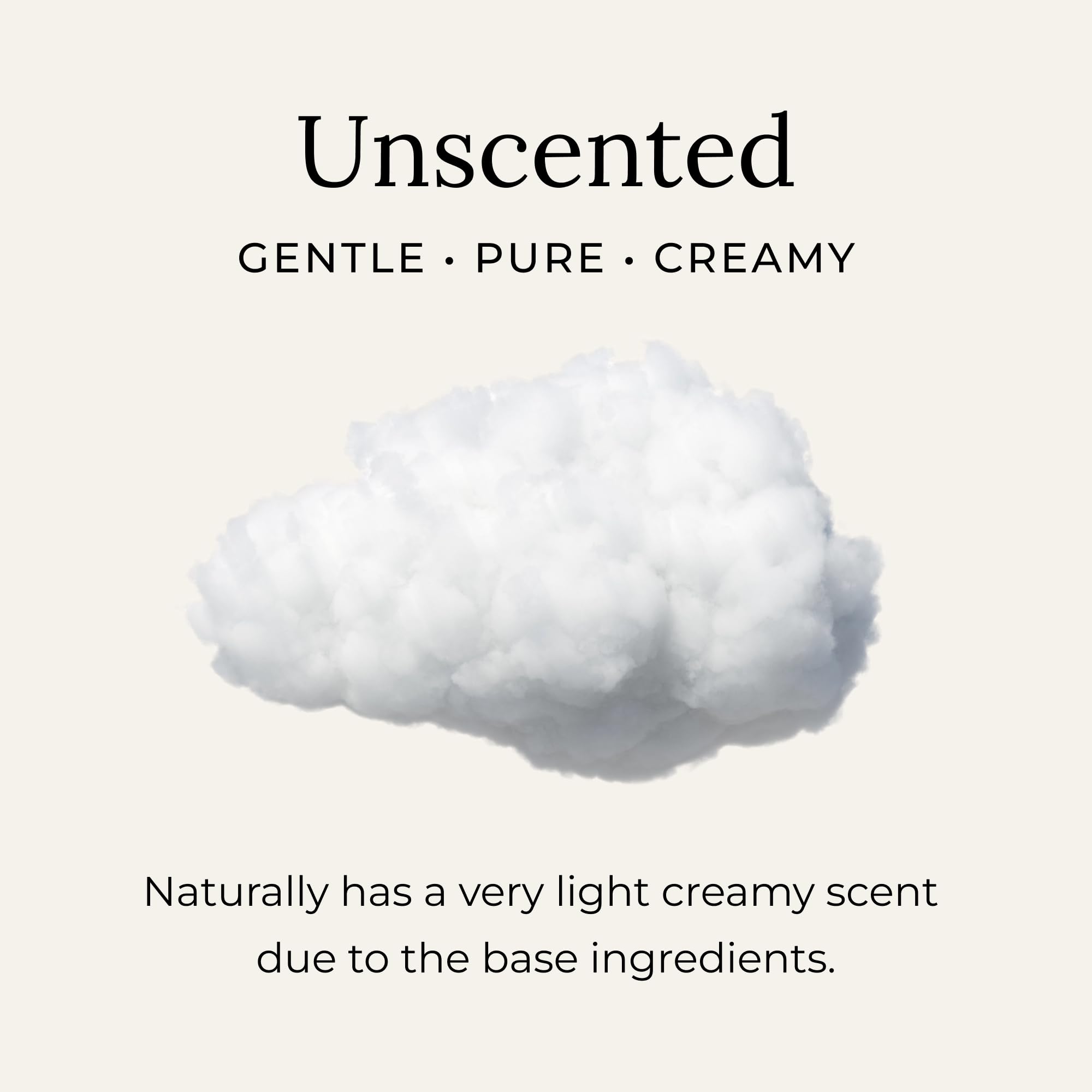 Little Seed Farm All Natural Deodorant Cream – Unscented, Aluminum-Free (2.4 oz / 68 g)