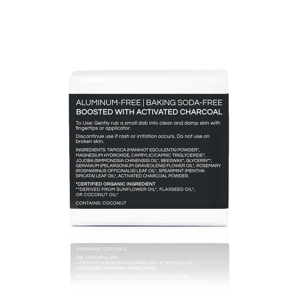 Little Seed Farm Activated Charcoal Deodorant Cream – Aluminum-Free, 24+ Hour Freshness (68g)
