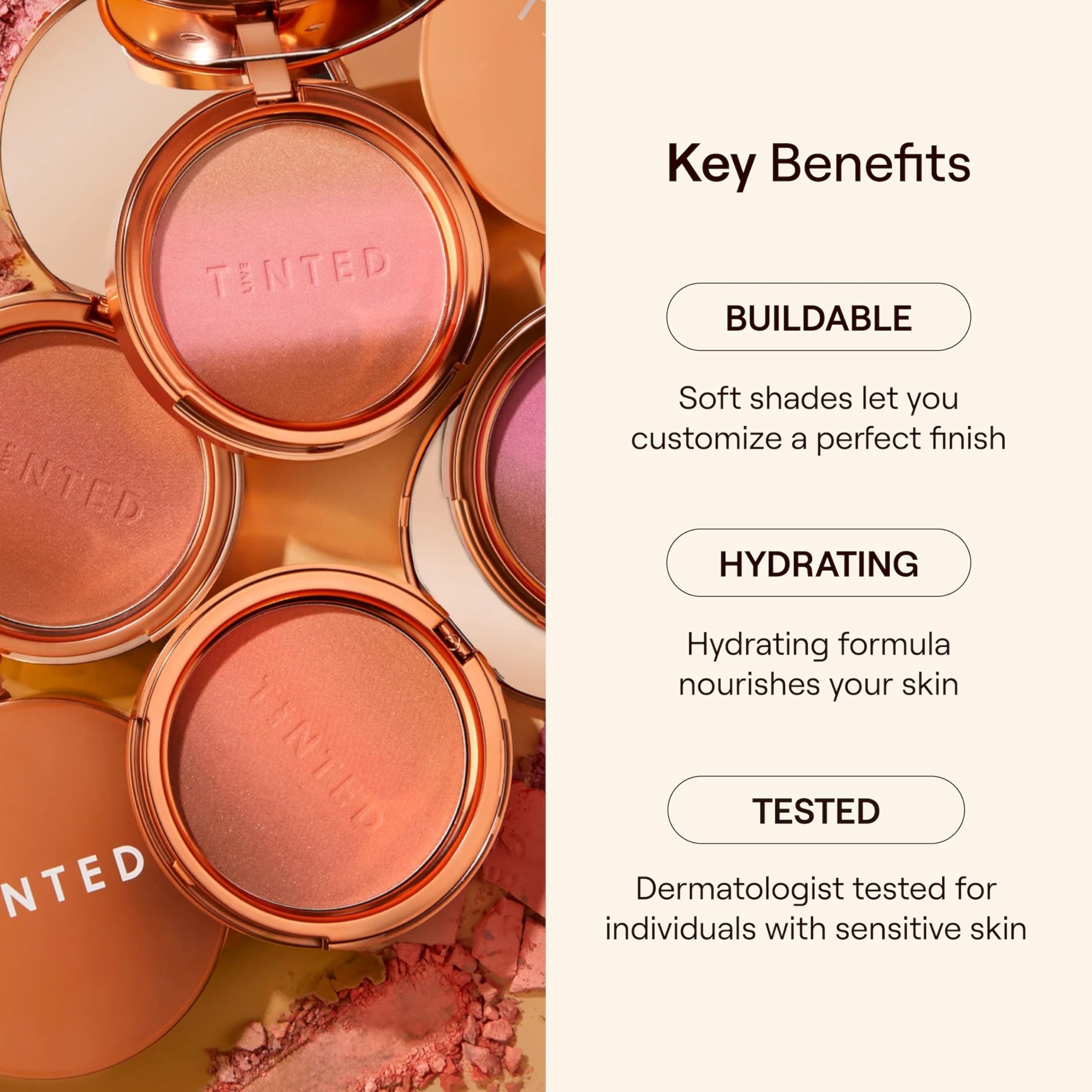 Live Tinted Huebeam Gradient Blushing Bronzer — Buildable Sunkissed Glow, Mojave Mirage