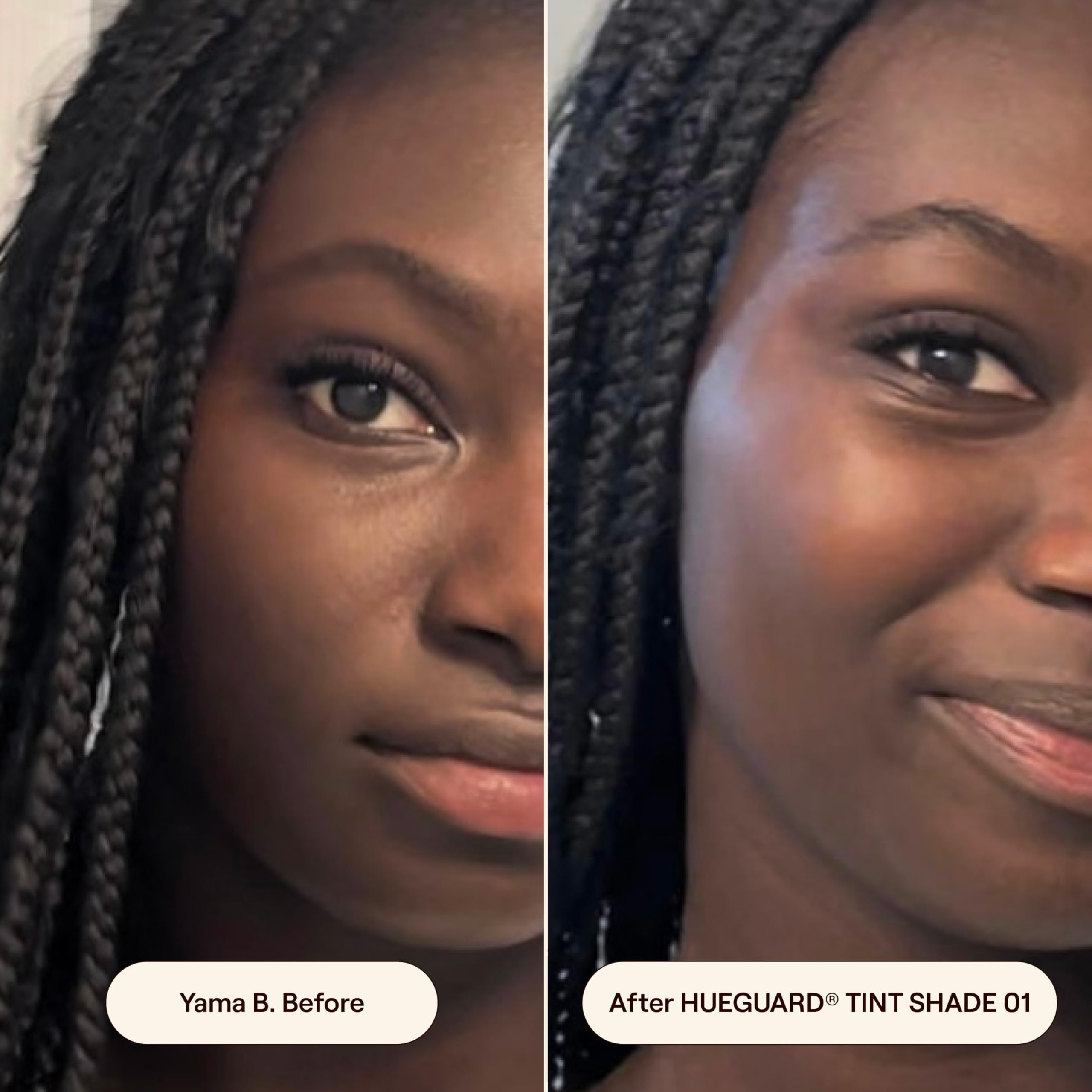 Live Tinted Hueguard Skin Tint SPF 50 - Buildable Coverage, Hydration, Shade 01