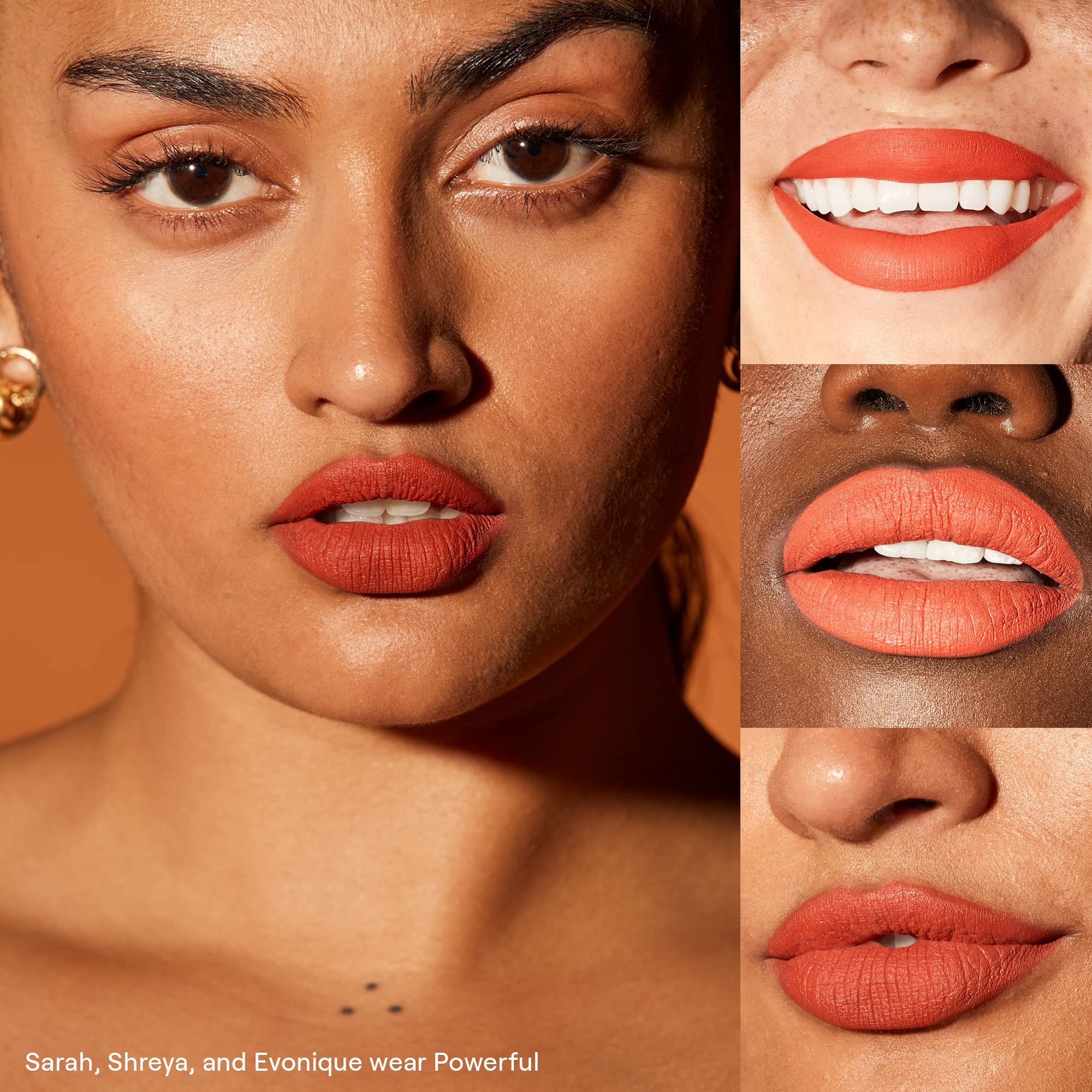 Live Tinted Huelip Liquid Lip Crème – Weightless, Hydrating Orangey Red