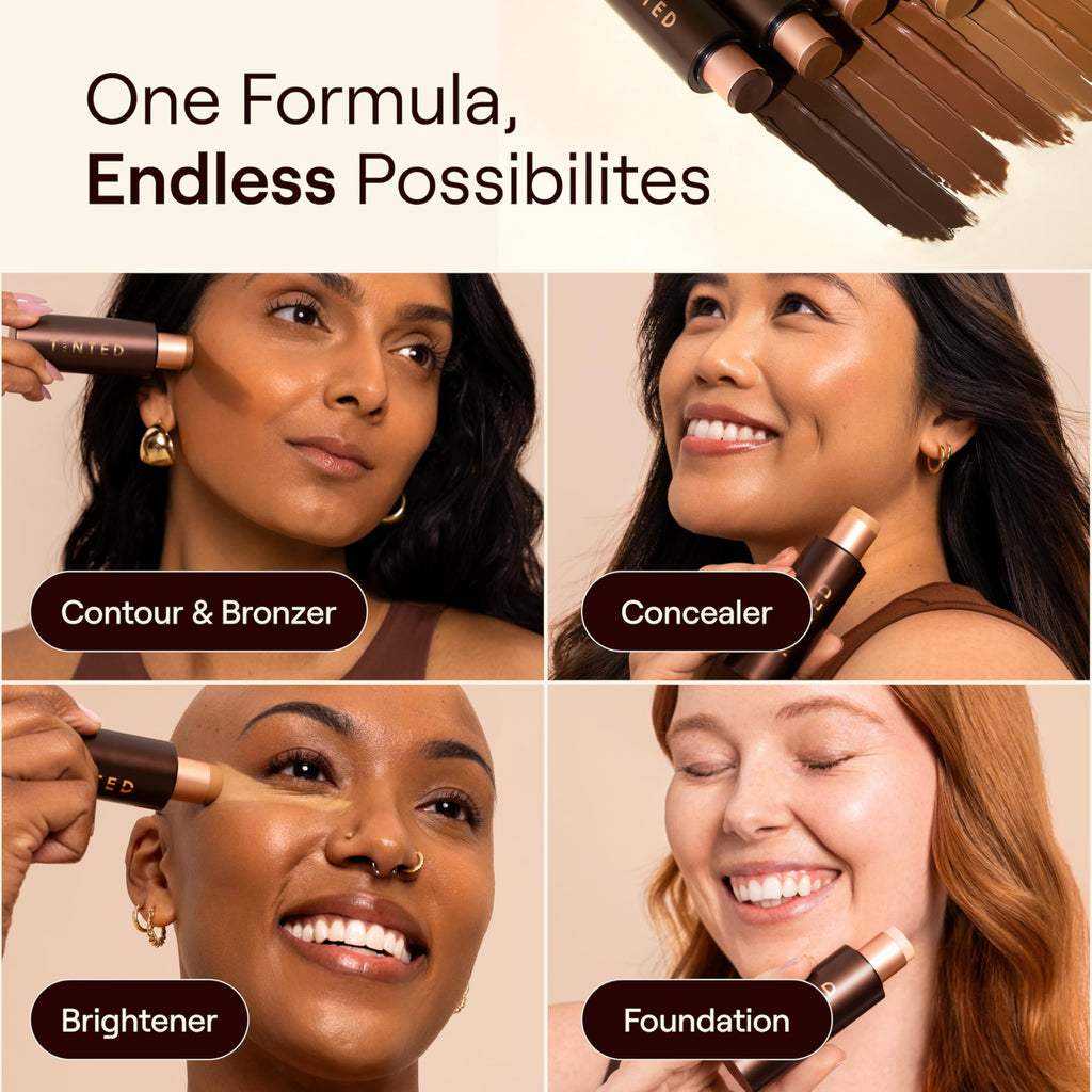 Live Tinted HUESTICK Complexion Stick – Medium-to-Full Coverage, Soft Matte Finish (Shade 03)