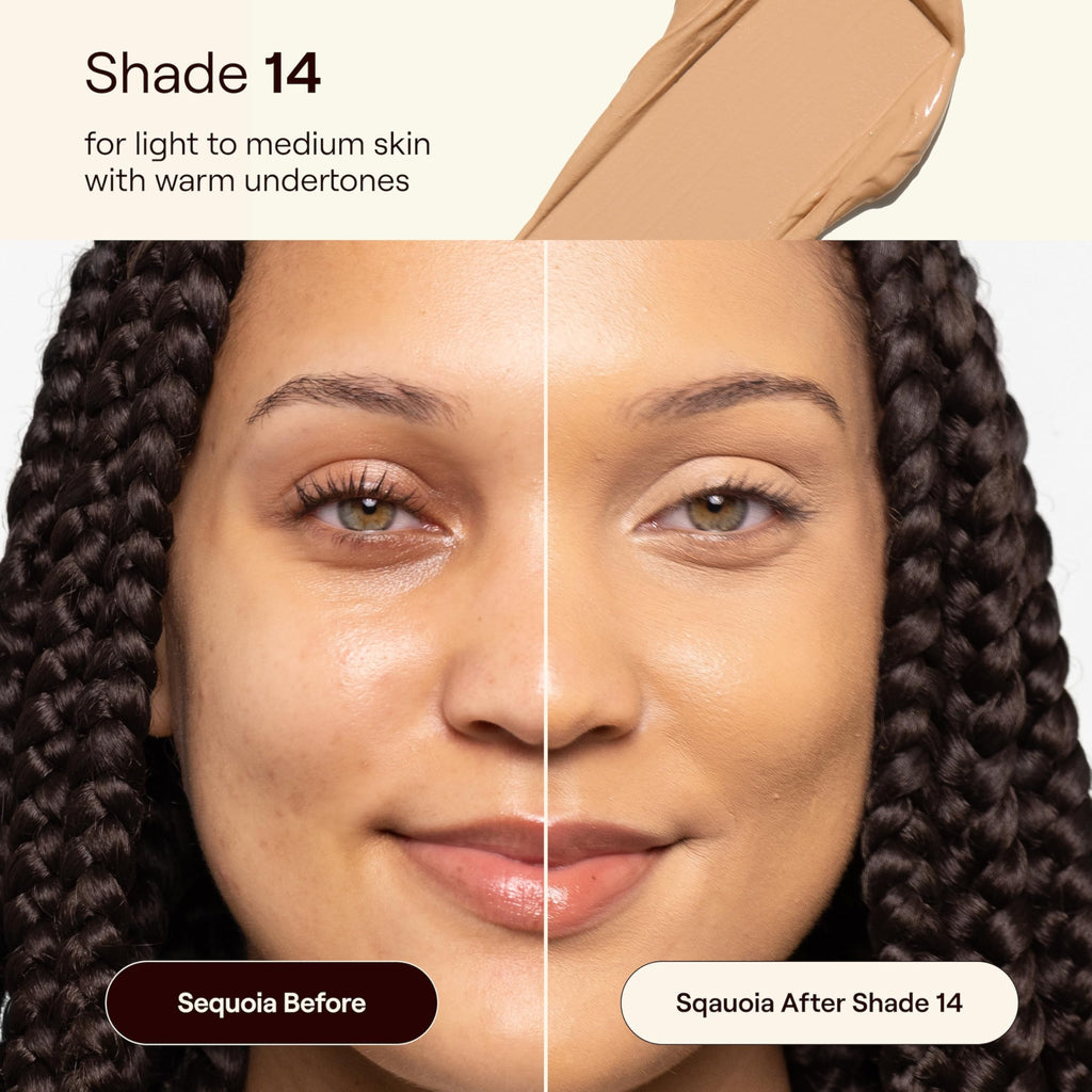 Live Tinted HUESTICK Complexion Stick – Buildable Medium-to-Full Coverage, Soft Matte Finish, Shade 14