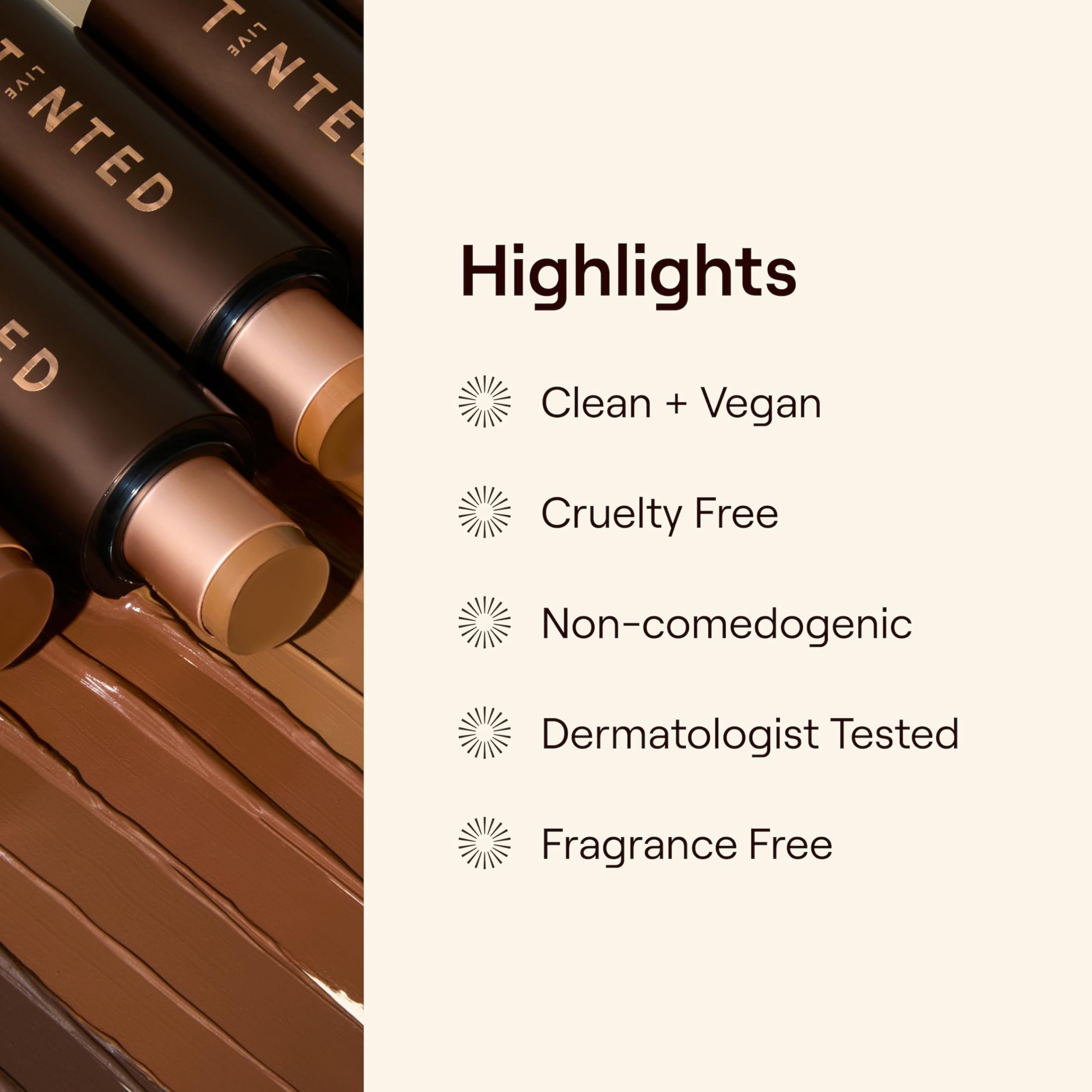 Live Tinted HUESTICK Complexion Stick – Shade 10 | Buildable Coverage & Soft Matte Finish