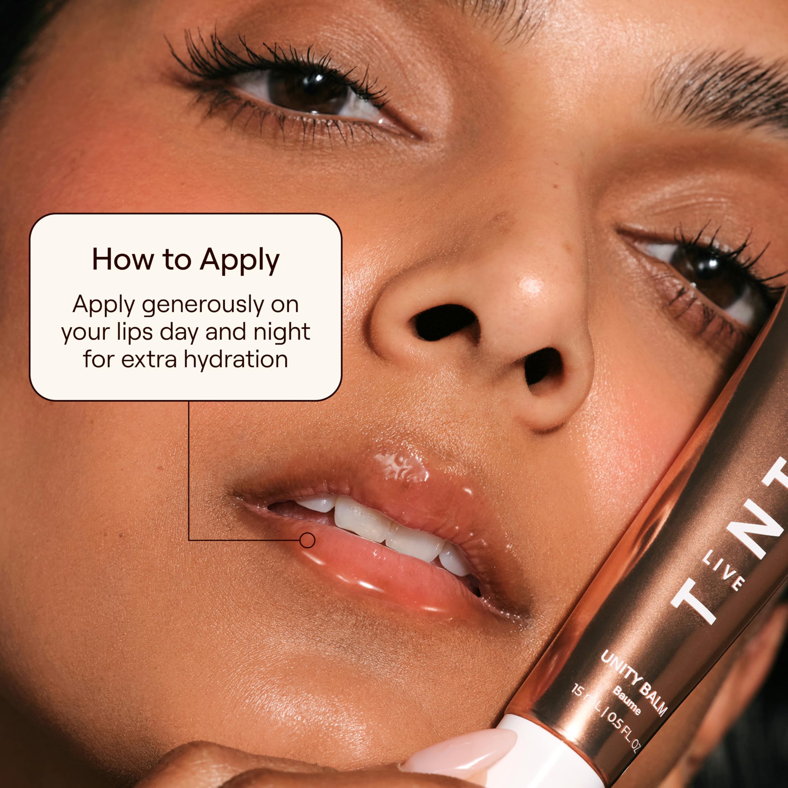 Live Tinted Unity Balm – Ultra-Hydrating Lip Balm with Shea Butter, HA & Vitamin E