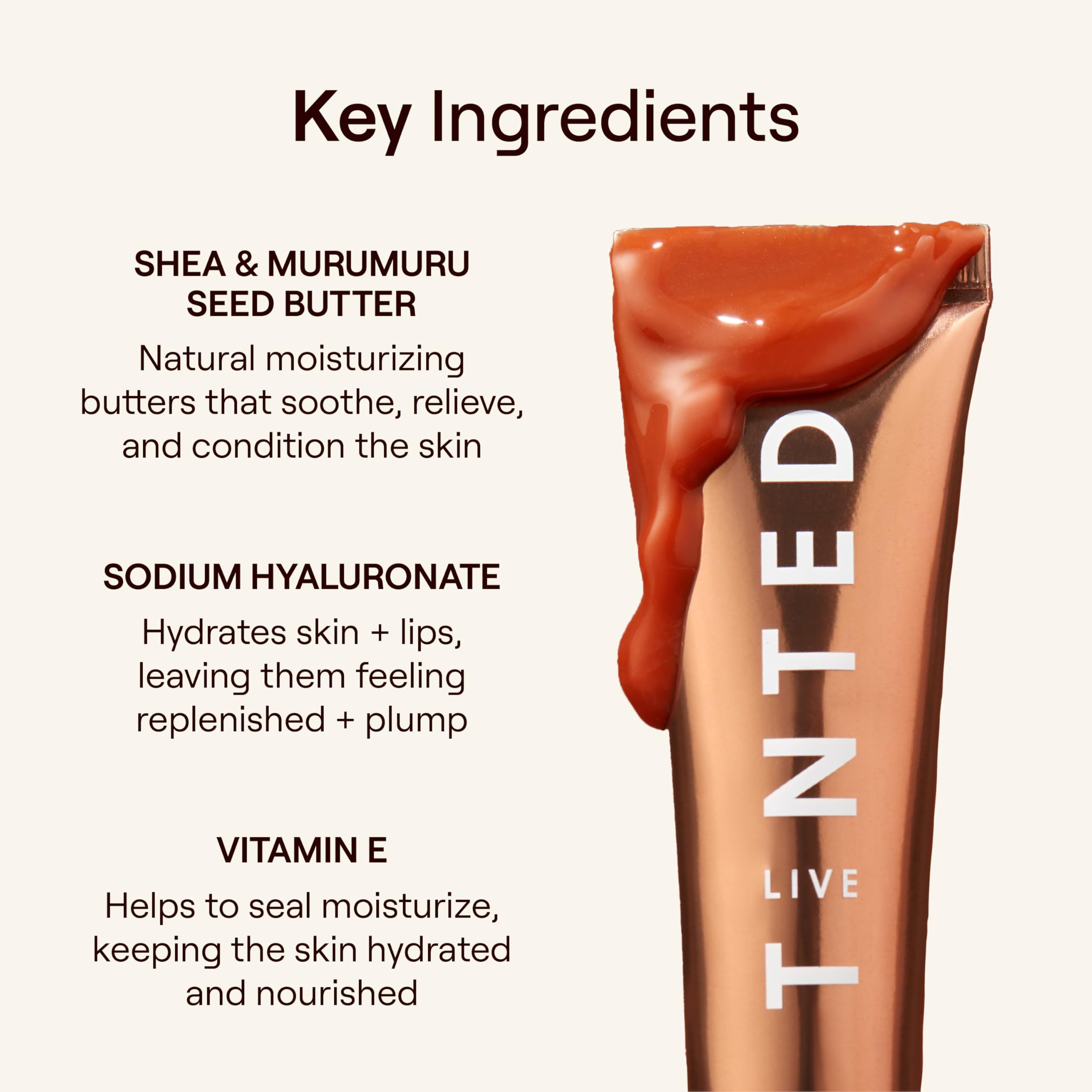 Live Tinted Unity Balm – Ultra-Hydrating Lip Balm with Shea Butter, HA & Vitamin E