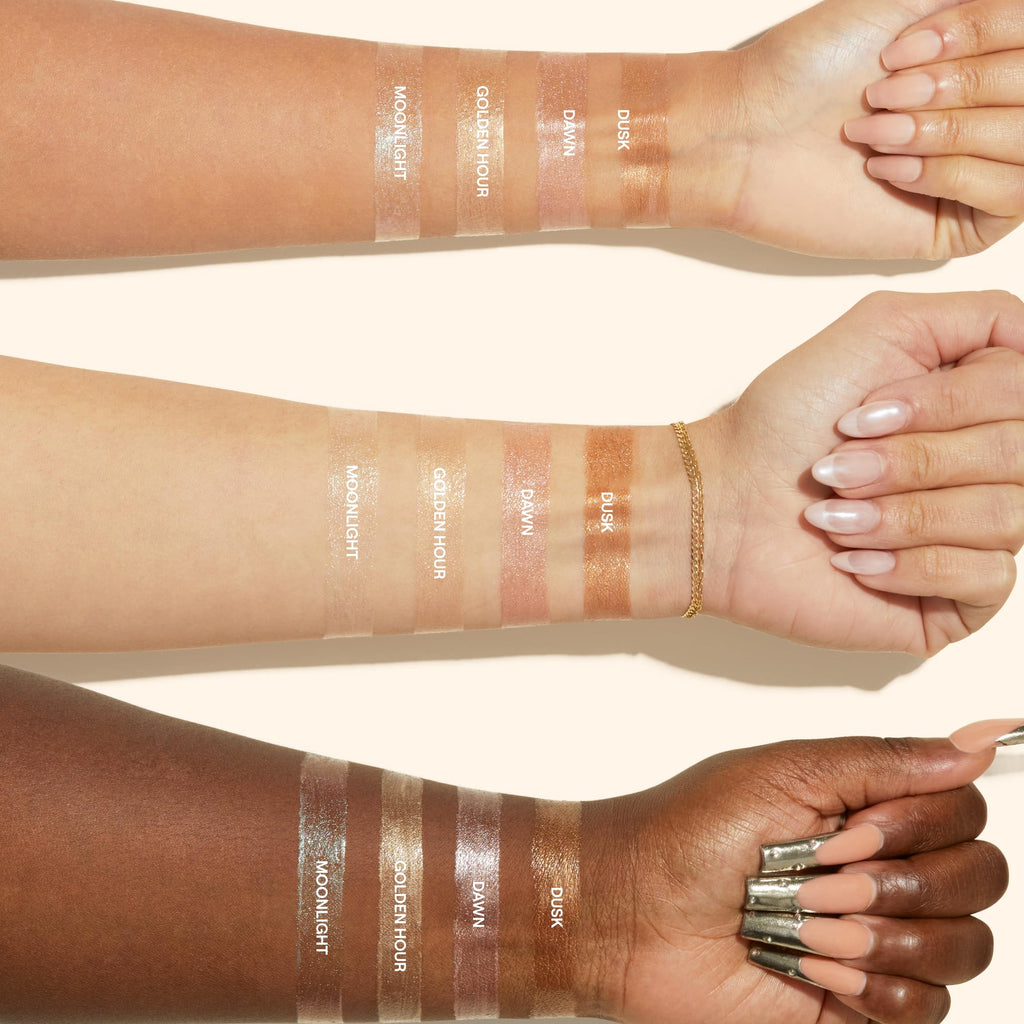 Live Tinted Hueglow Liquid Highlighter Drops – Lightweight Serum-Infused Radiance (Dusk, 0.46 fl oz / 13.5 mL)