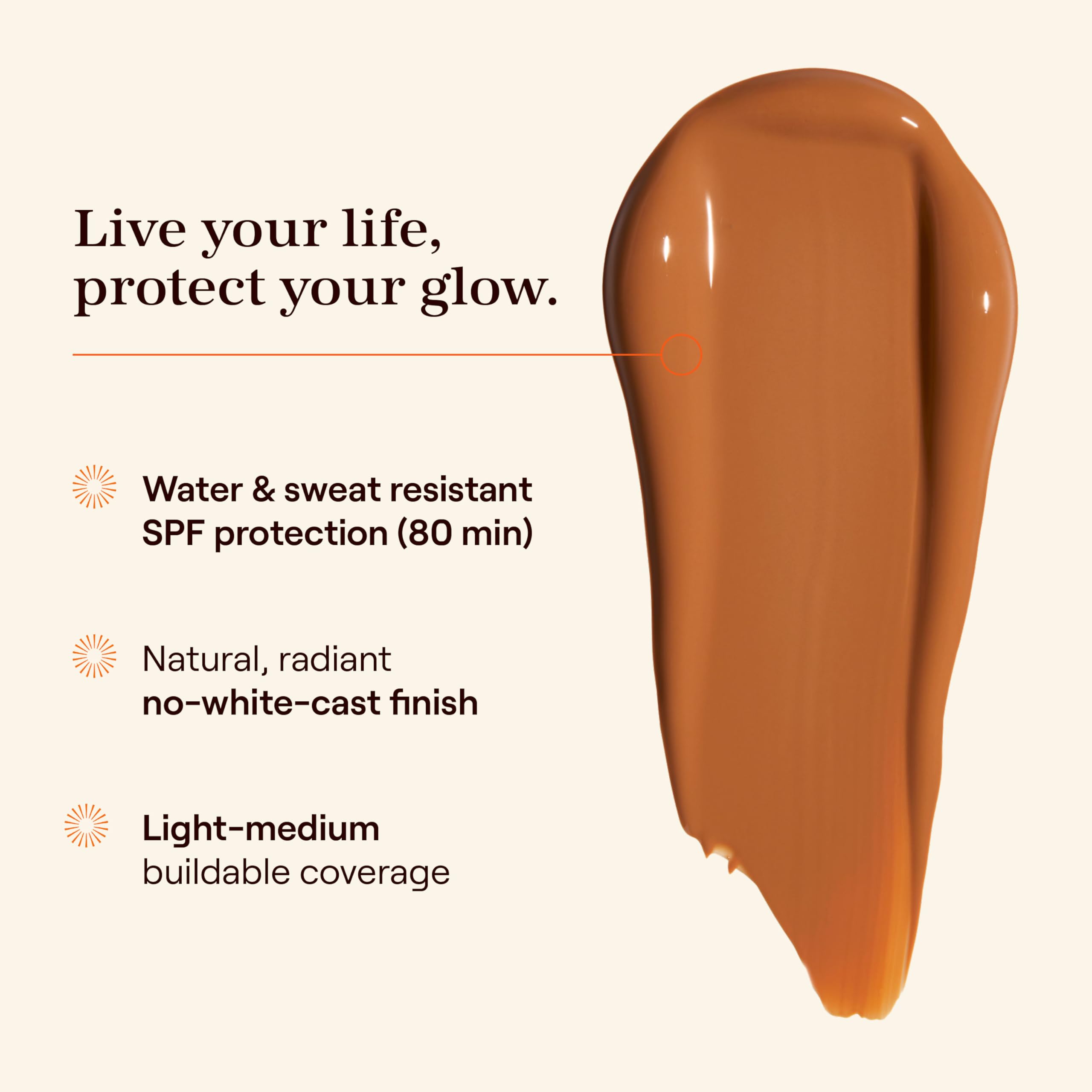 Live Tinted Hueguard SPF 50 Skin Tint - Shade 05 | Buildable Mineral Sunscreen, Hydration & Radiant Finish