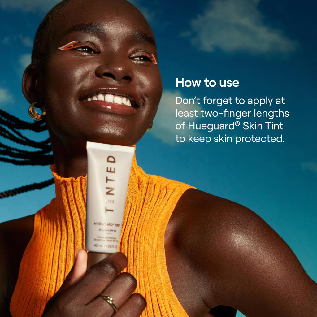 Live Tinted Hueguard SPF 50 Skin Tint - Shade 05 | Buildable Mineral Sunscreen, Hydration & Radiant Finish