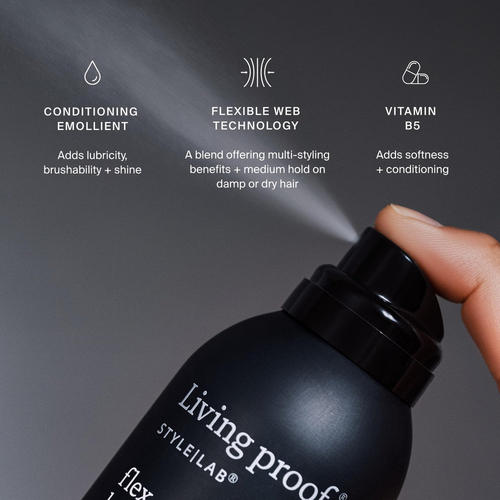 Living Proof Style Lab Flex Hairspray – Flexible Hold, Shine & Humidity Protection